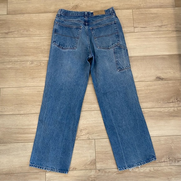 Perry Ellis America Baggy Carpenter Jeans Men’s Size 34x31.5” Blue Work Denim - Picture 3 of 8